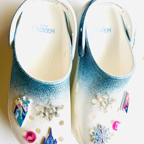 3376 FROZEN CROCS DISNEY PARKS DISNEYLAND DISNEYWORLD - Picture 9 of 13